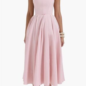 House of CB Blush Pink Midi Dress
